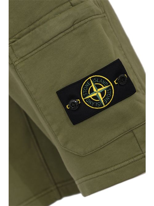 Bermuda 6200011 in cotone Military Green STONE ISLAND | 6200011S0051V005G